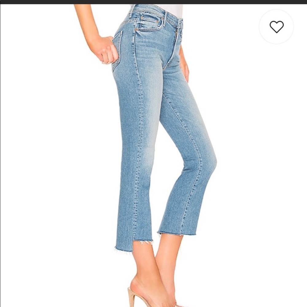 Mother Denim Insider Crop Fray.